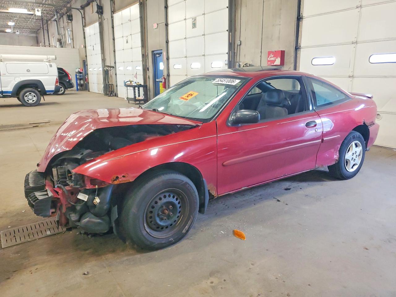2001 Chevrolet Cavalier, VIN 1G1JC124X17232642 — Front end