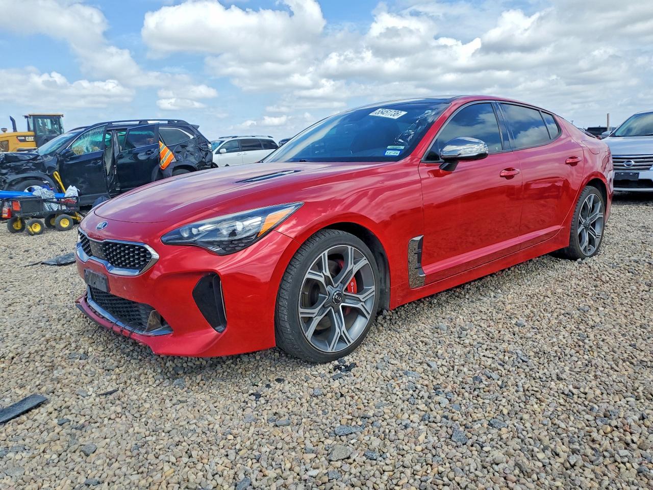 2019 Kia Stinger GT2, VIN KNAE55LC3K6064654 — Зад