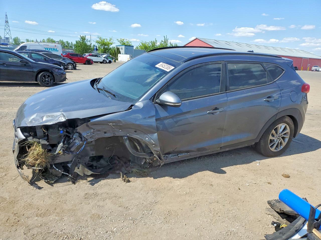 2017 Hyundai Tucson SE Plus, VIN KM8J33A46HU428279 — Днище