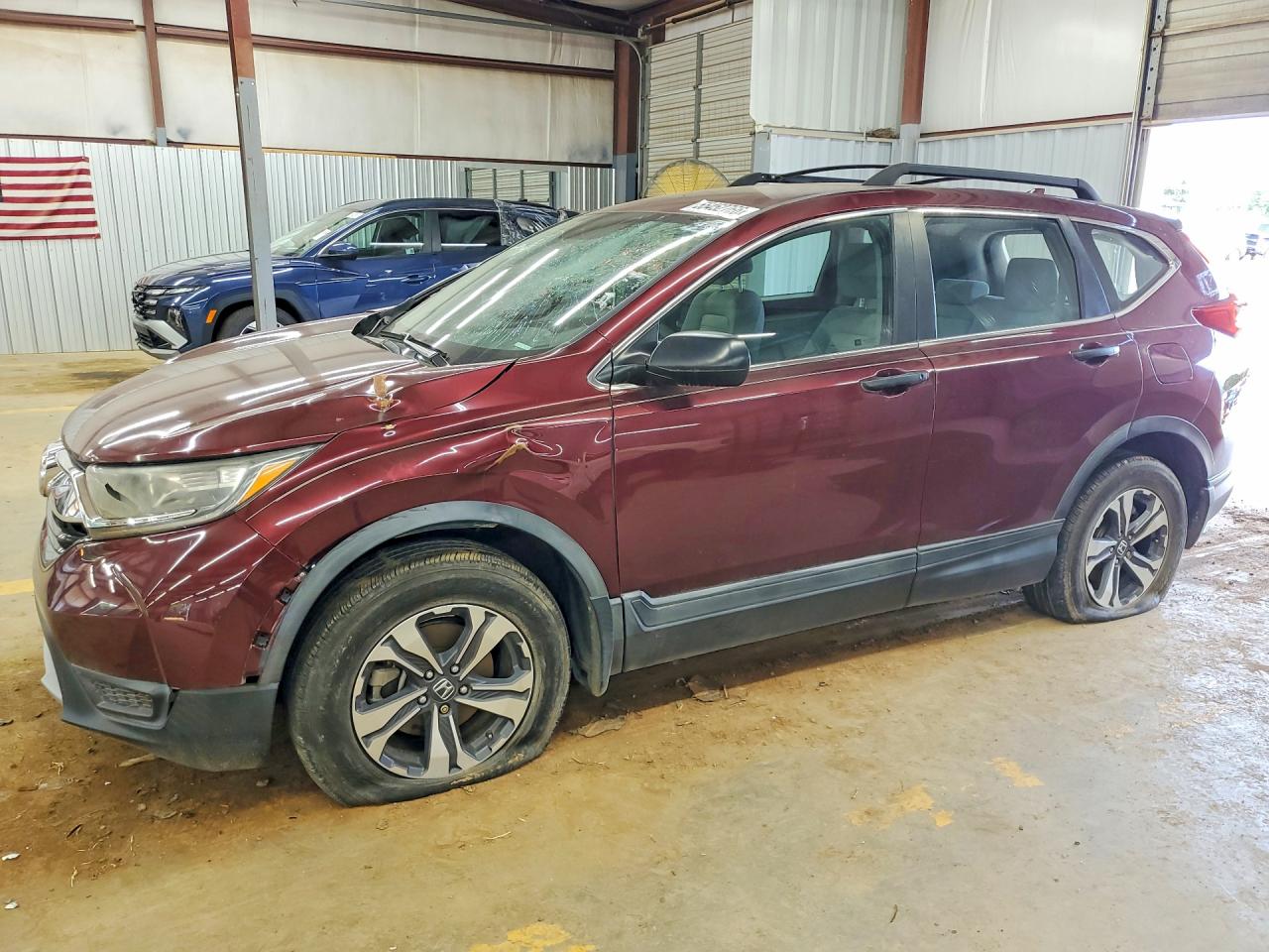 2017 Honda CR-V LX, VIN 2HKRW6H35HH224287 — Frame damage