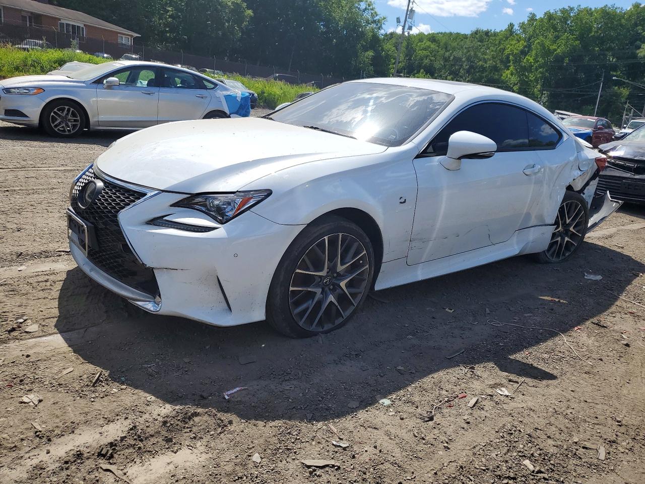 2018 Lexus RC 300, VIN JTHS85BC3J5004343 — Rear end