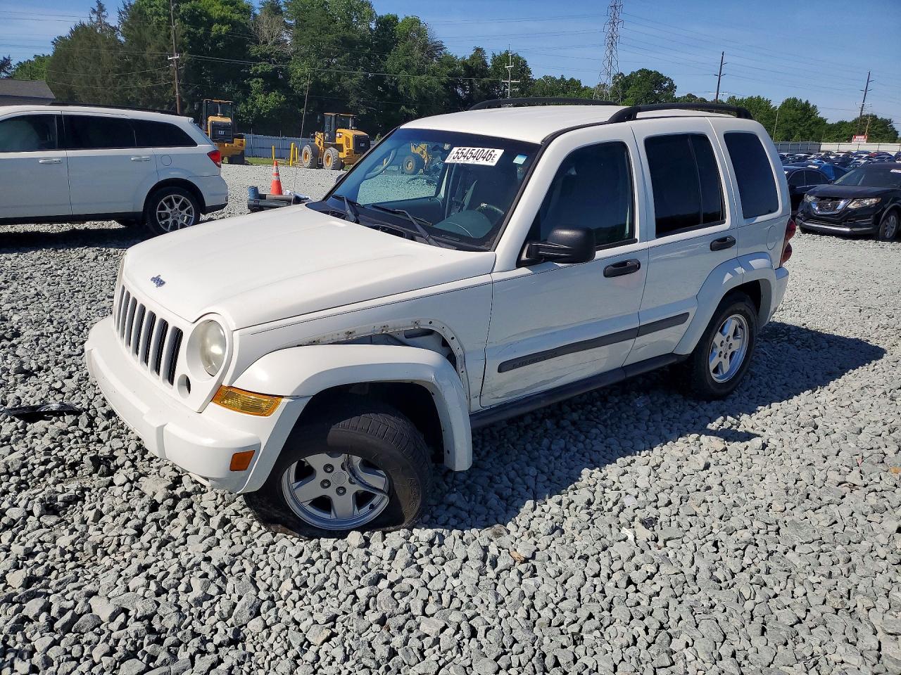 2007 Jeep Liberty Sport, VIN 1J4GK48K97W709579 — Перед