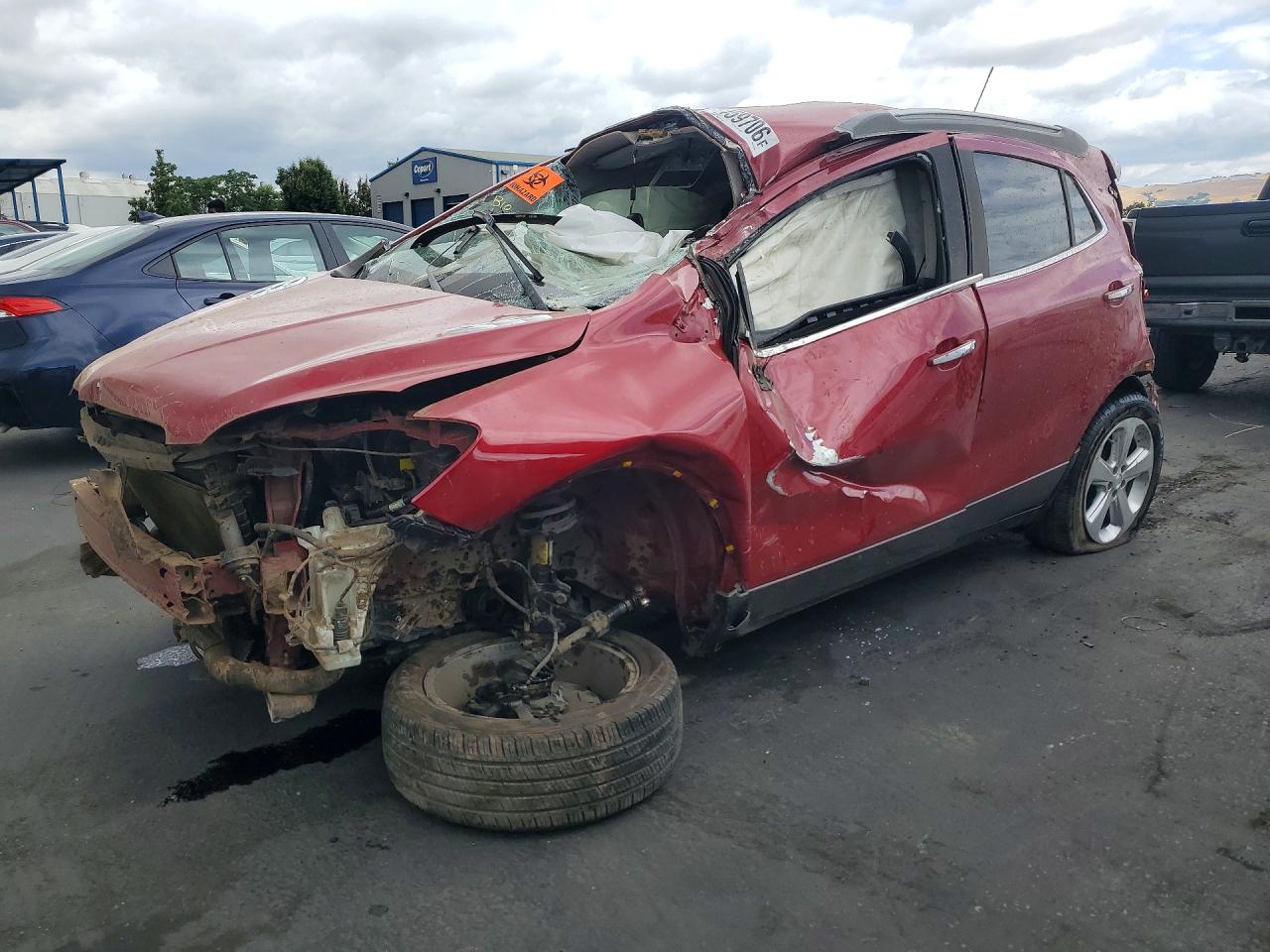2016 Buick Encore, VIN KL4CJASB1GB625630 — Опрокидывание