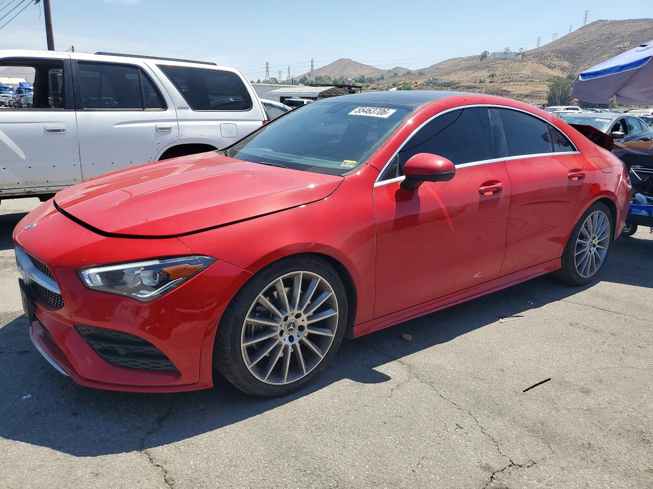 2020 Mercedes-Benz CLA 250, VIN WDD5J4HB7LN079597 — Rear end