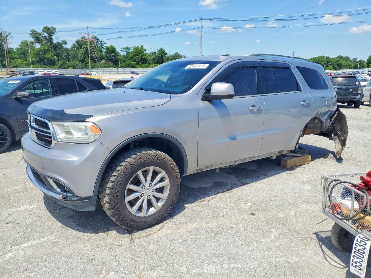 2014 Dodge Durango SXT, VIN 1C4RDJAGXEC279007 — Rear end