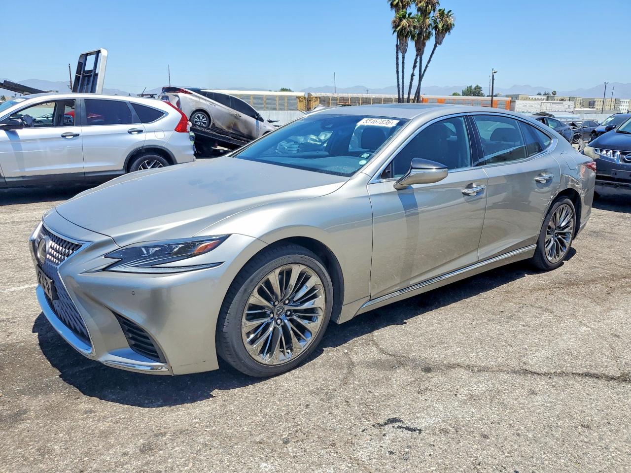 2020 Lexus LS 500, VIN JTHD51FF4L5011139 — Side