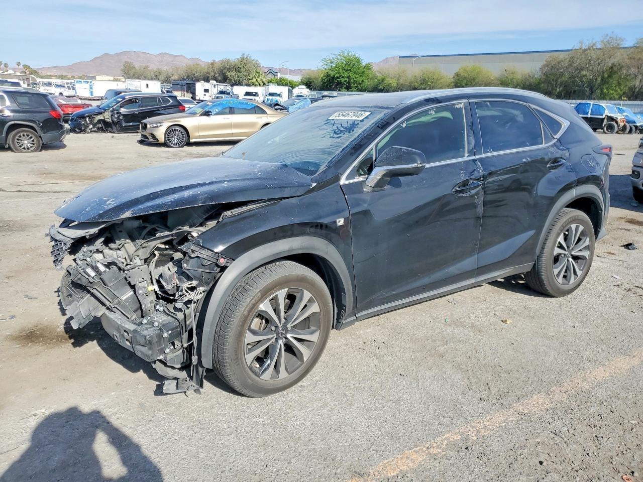 2018 Lexus NX 300 F Sport, VIN JTJBARBZ6J2162692 — Front end