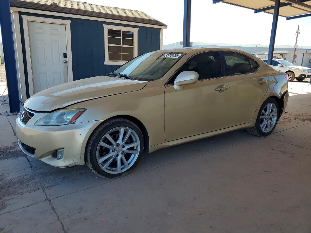 2007 Lexus IS 250, VIN JTHBK262175035410 — Rear end