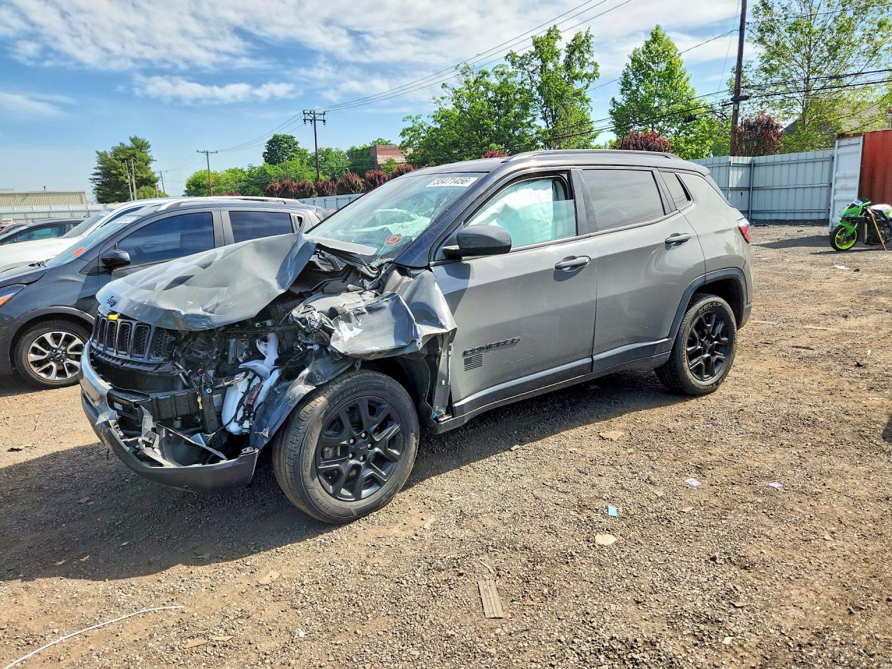 2021 Jeep Compass Sport, VIN 3C4NJDAB9MT603113 — Biohazard / chemical