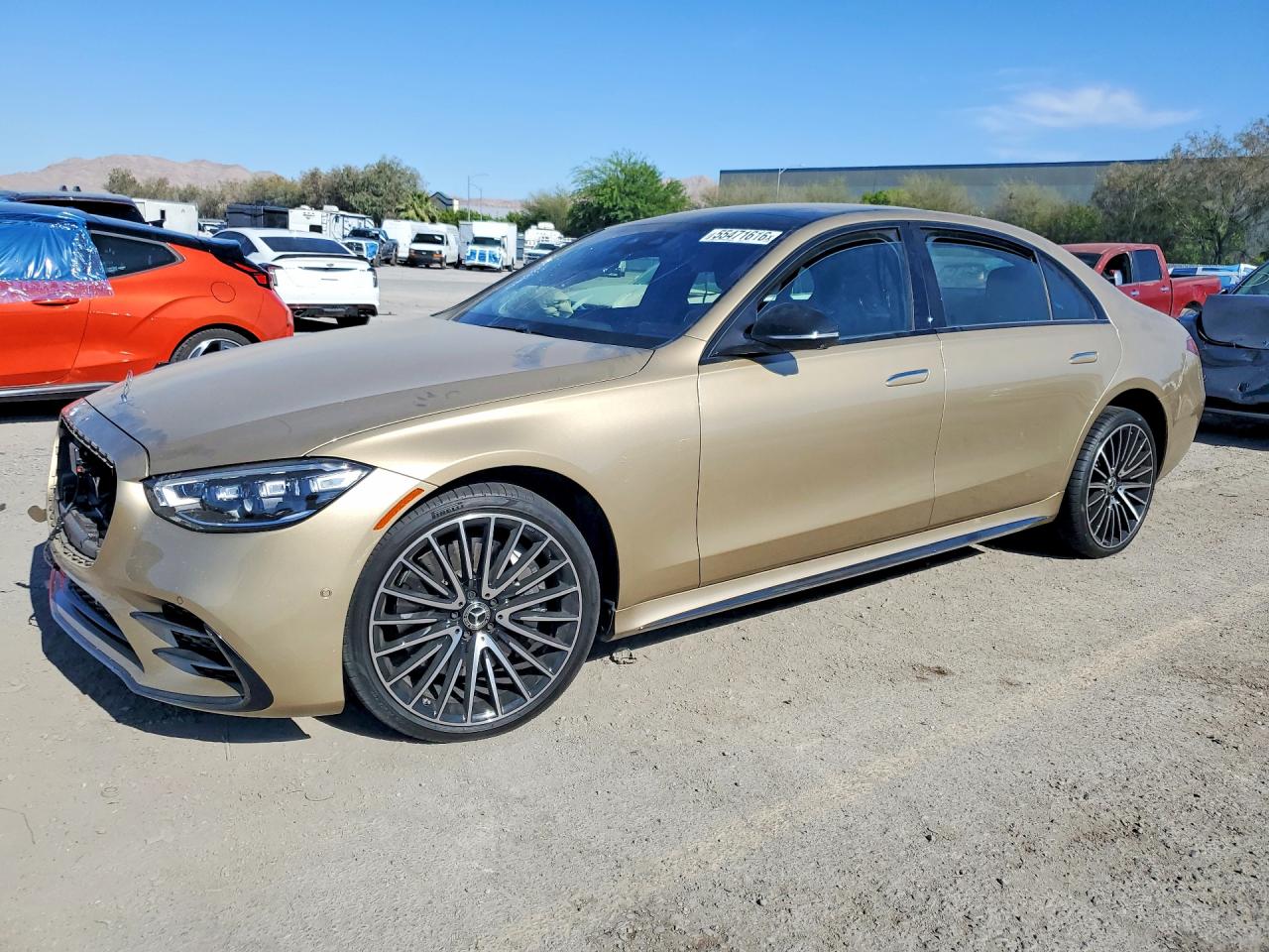 2024 Mercedes-Benz S 580, VIN W1K6G7GB7RA263752 — Front end