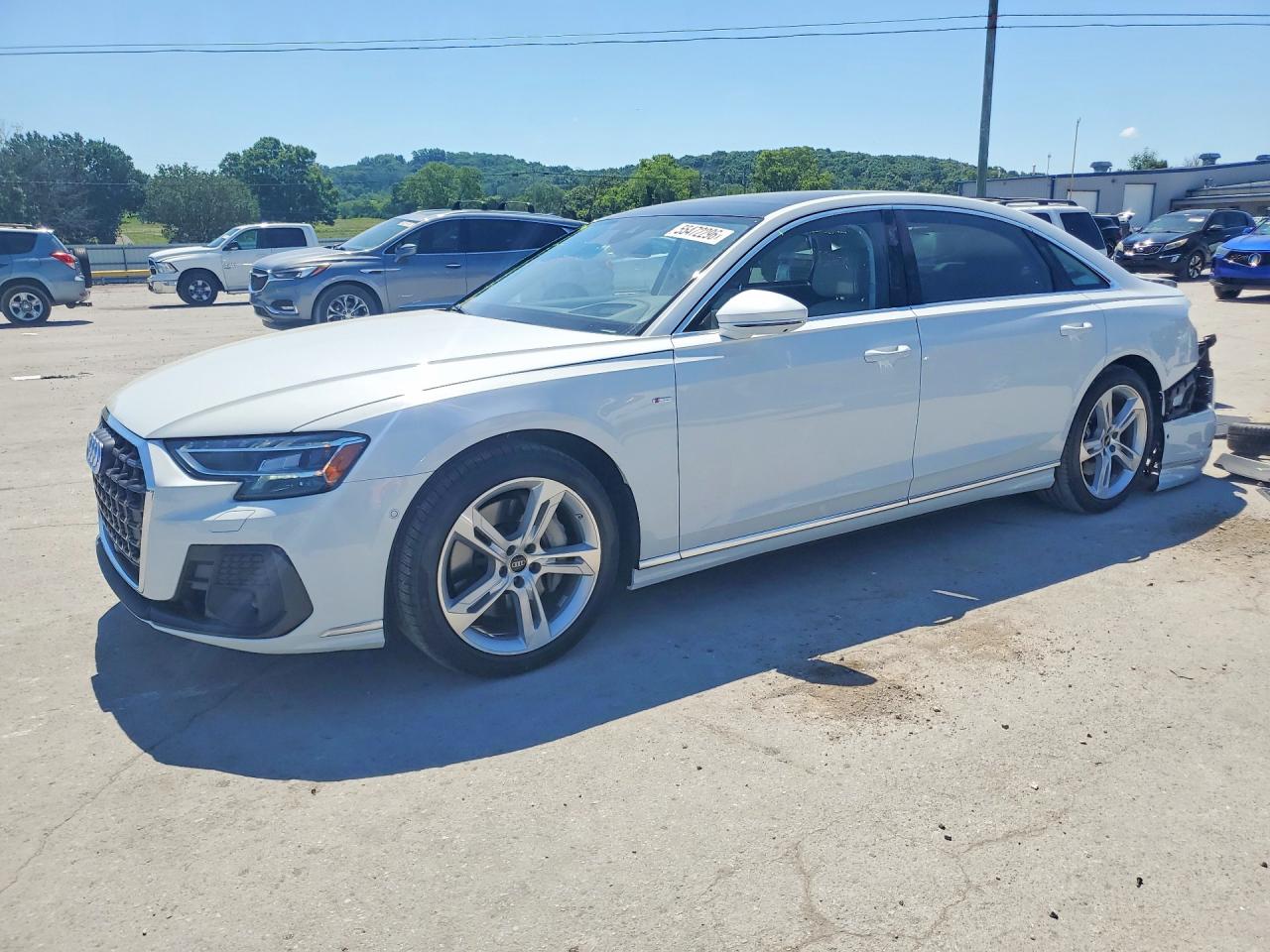 2025 Audi A8, VIN WAULDAF8XSN004287 — Rear end