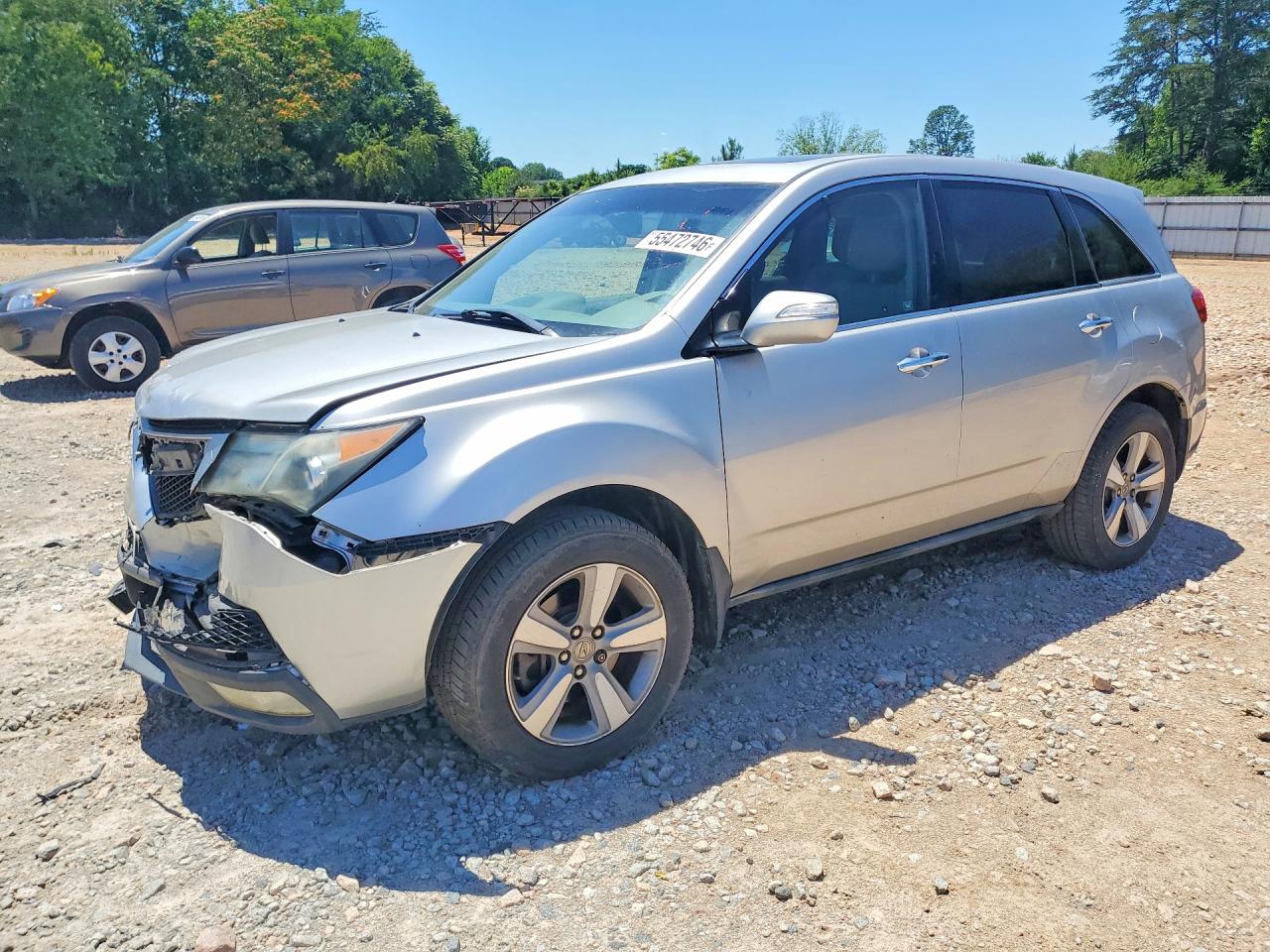 2012 Acura MDX Technology, VIN 2HNYD2H36CH542263 — Front end
