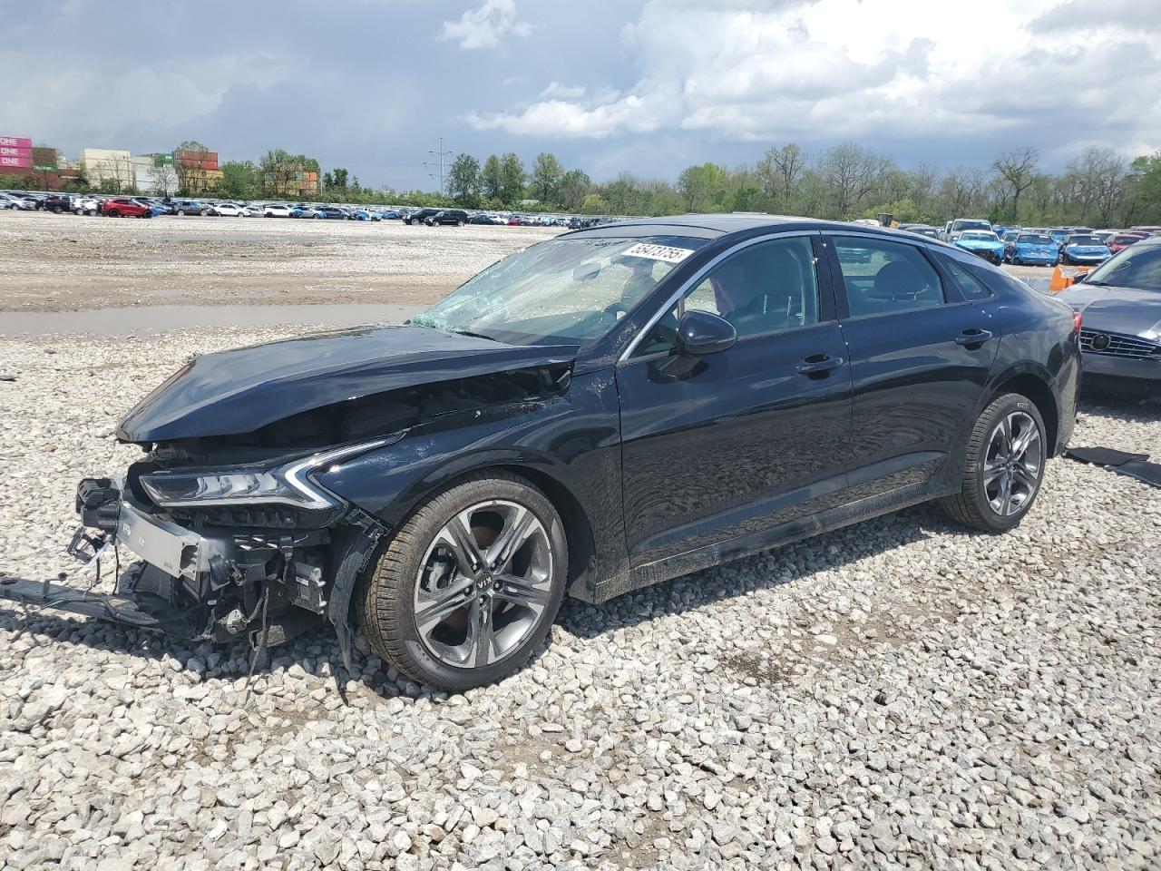 2021 Kia K5 EX, VIN 5XXG34J26MG039273 — Rollover
