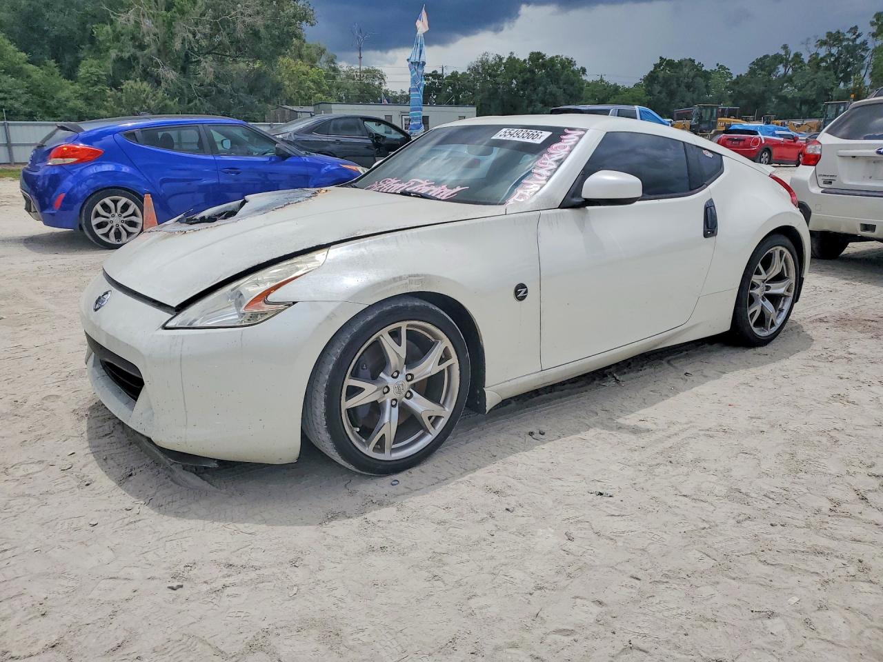 2010 Nissan 370Z, VIN JN1AZ4EH8AM506852 — Engine fire