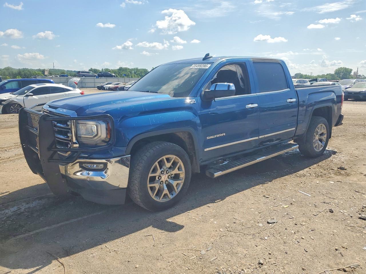 2018 GMC Sierra 1500 SLT, VIN 3GTU2NEC2JG374599 — Пожар в салоне