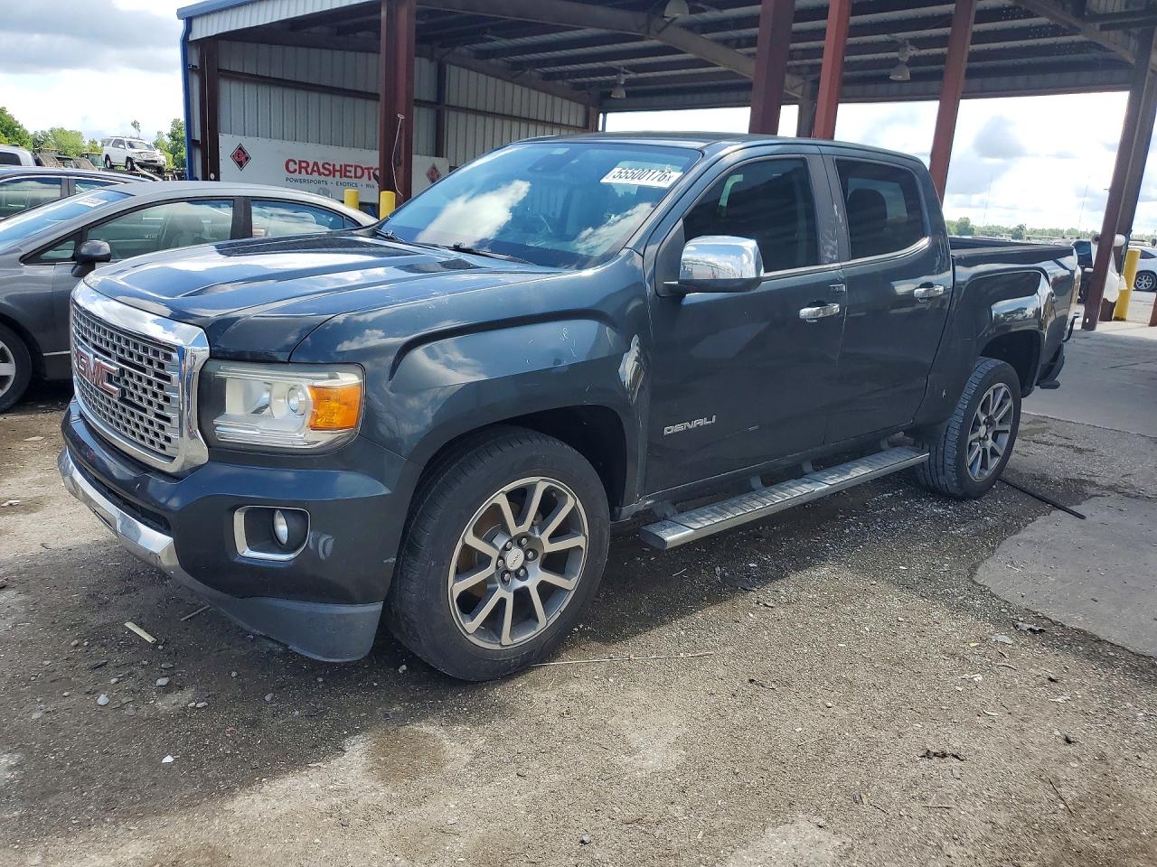 2018 GMC Canyon 2WD Denali, VIN 1GTG5EEN4J1169449 — Rear end