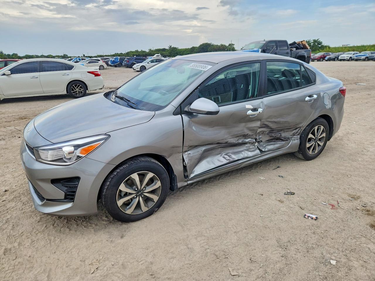 2023 Kia Rio S, VIN 3KPA24AD9PE568451 — Side