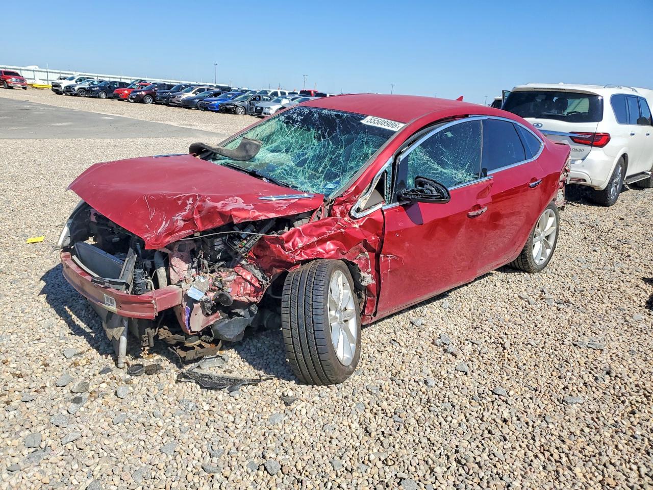 2012 Buick Verano, VIN 1G4PP5SK4C4166360 — Front end