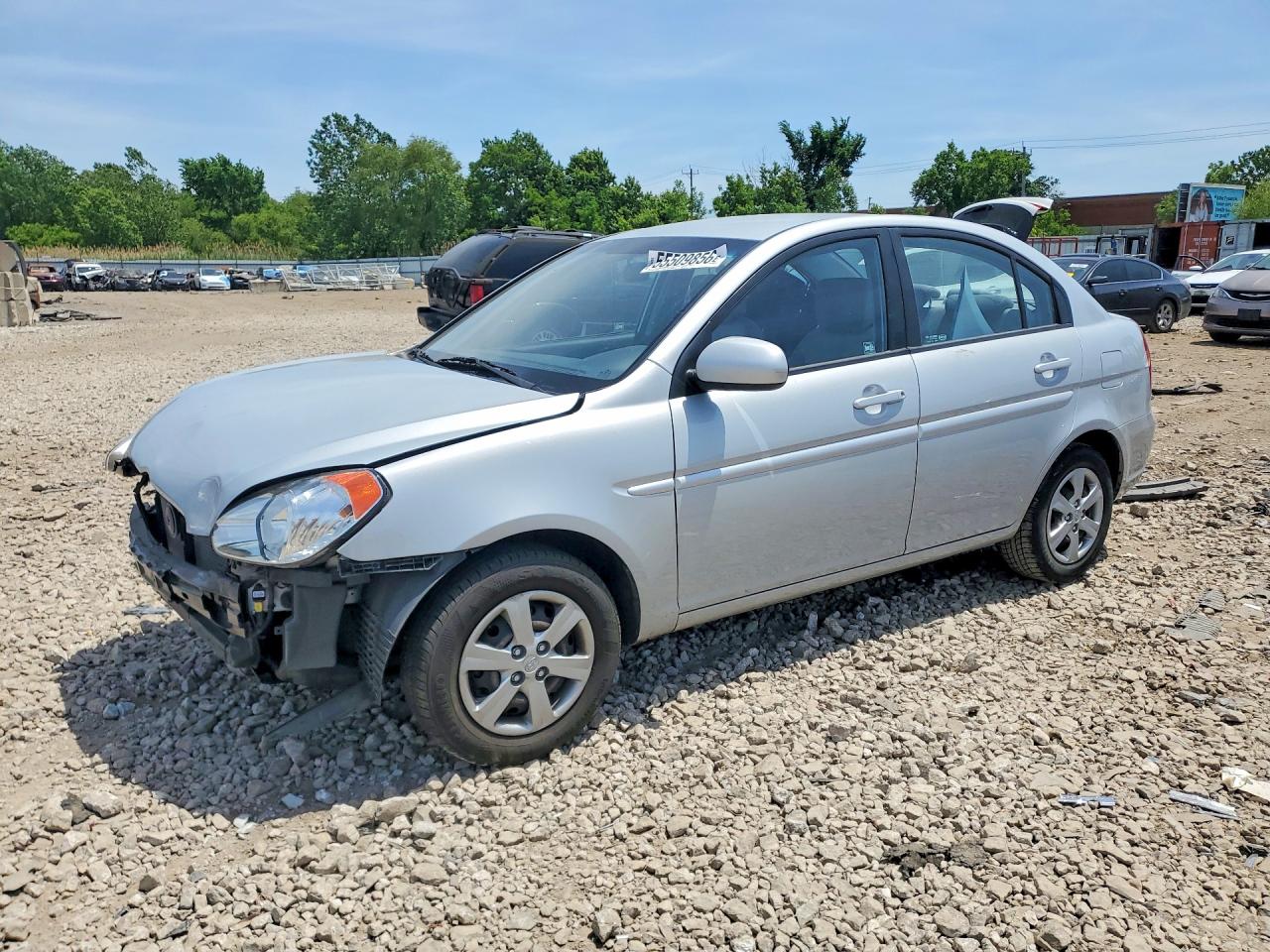 2011 Hyundai Accent GLS, VIN KMHCN4AC9BU597414 — Front end