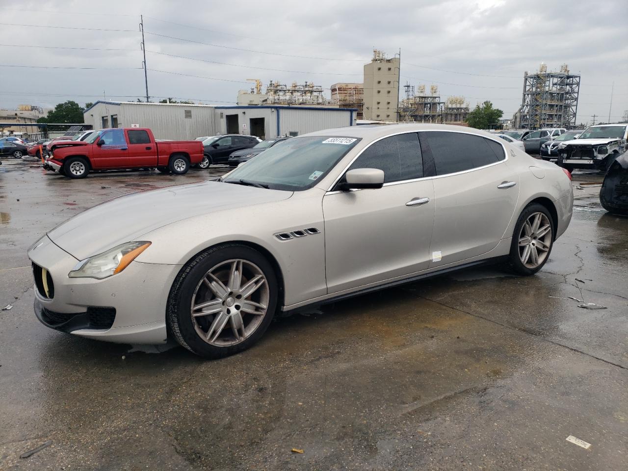 2014 Maserati Quattroporte GTS, VIN ZAM56PPAXE1072896 — Water / flood