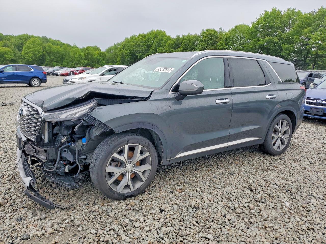2021 Hyundai Palisade SEL, VIN KM8R3DHE3MU325063 — Front end