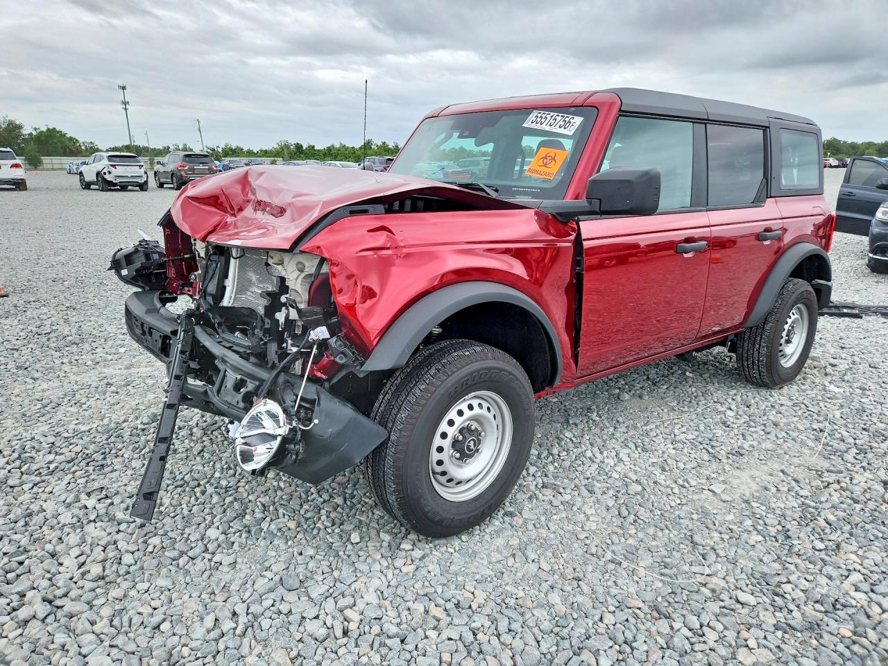2026 Ford Bronco, VIN 1FMDE6BH6TLA55432 — Front end