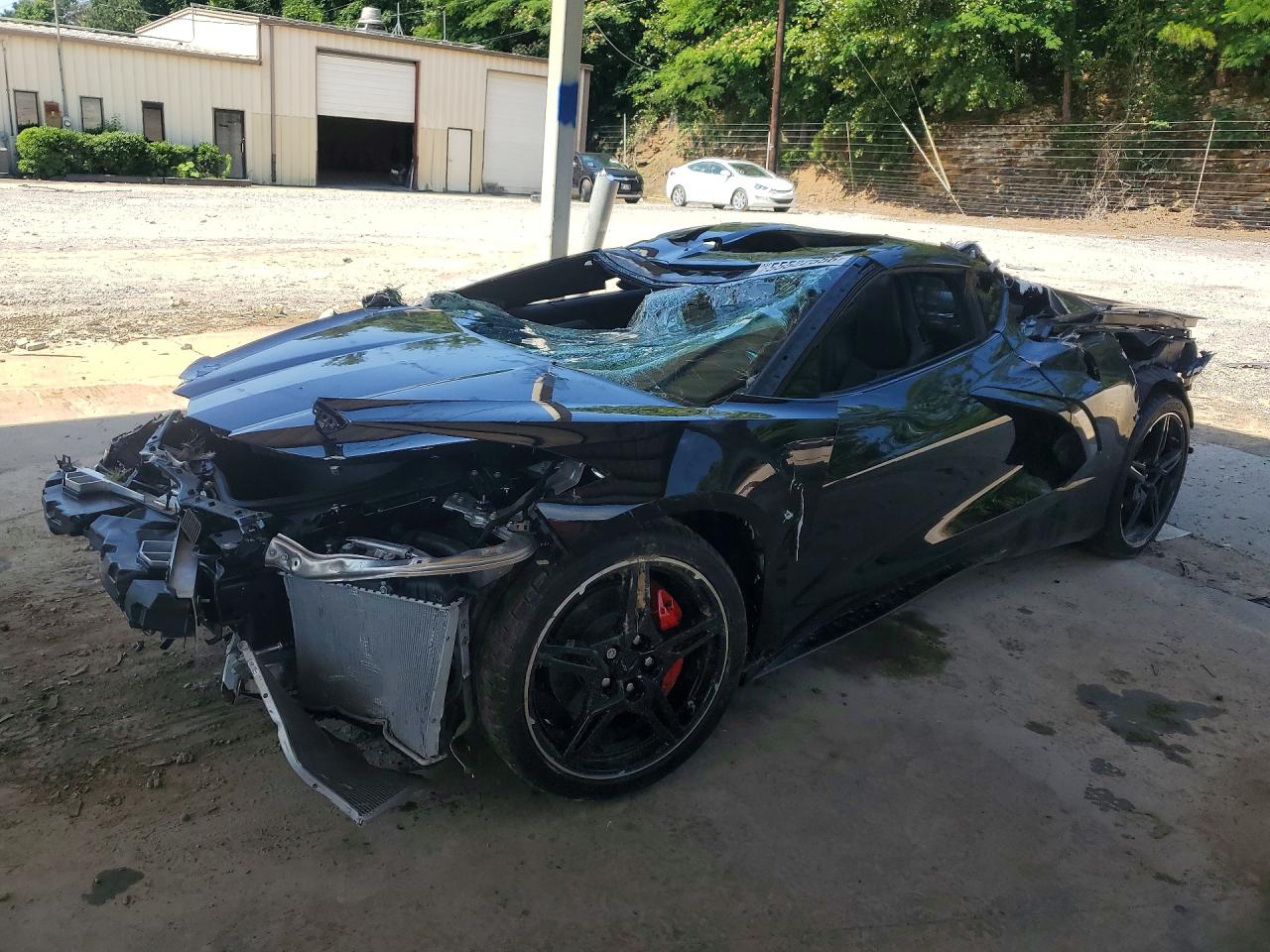 2022 Chevrolet Corvette 2LT, VIN 1G1YB2D48N5100372 — Rollover
