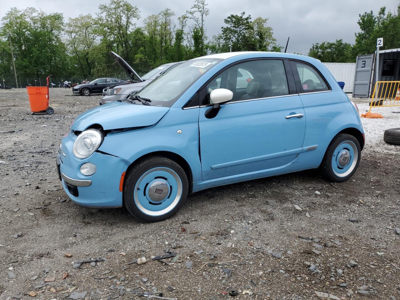 2014 FIAT 500 1957 Edition, VIN 3C3CFFCR4ET282926 — Front end