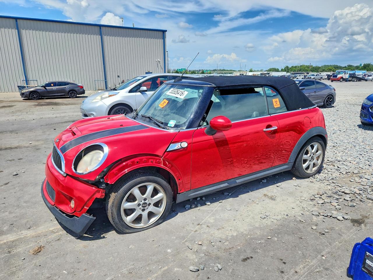 2010 MINI Convertible S, VIN WMWMS3C51ATY08889 — Stripped