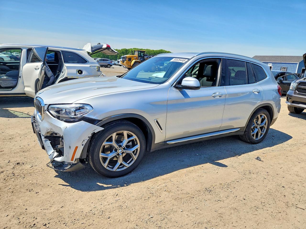 2021 BMW X3 xDrive30i, VIN 5UXTY5C06M9H22123 — Front end