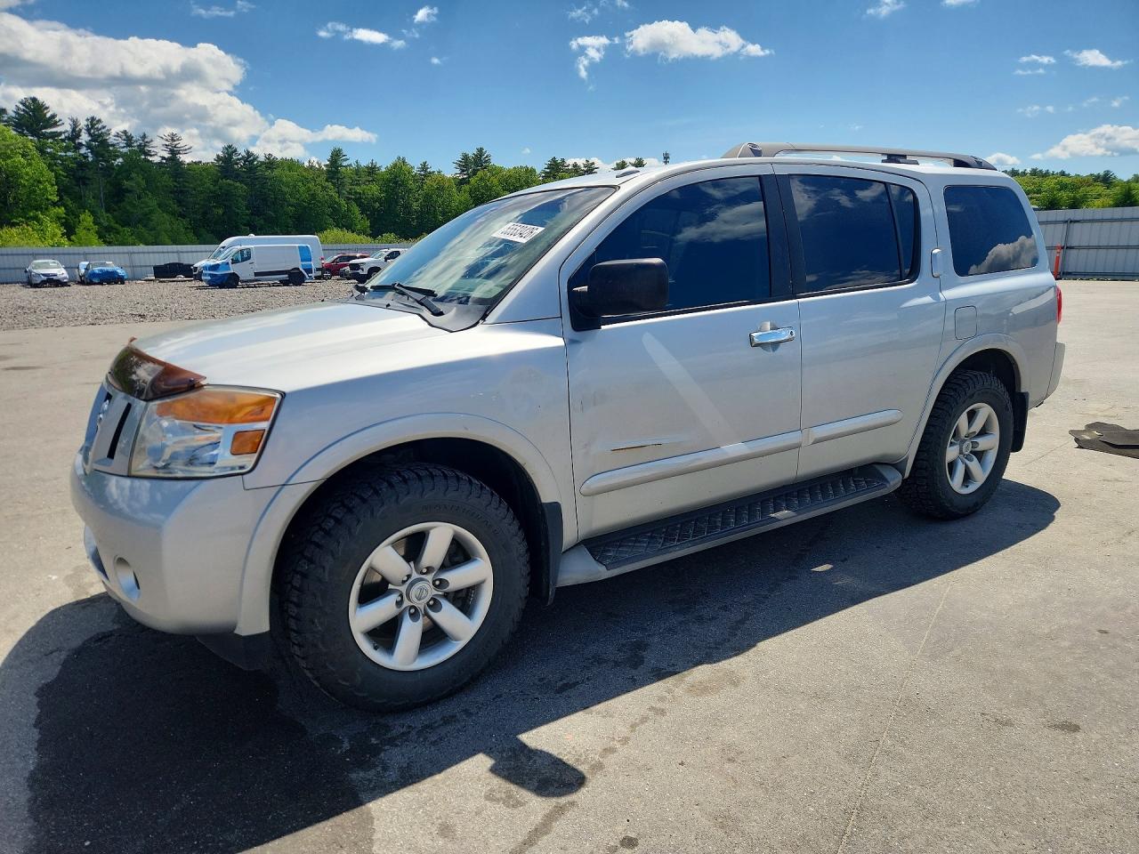 2015 Nissan Armada SV, VIN 5N1AA0ND5FN609962 — Rear end