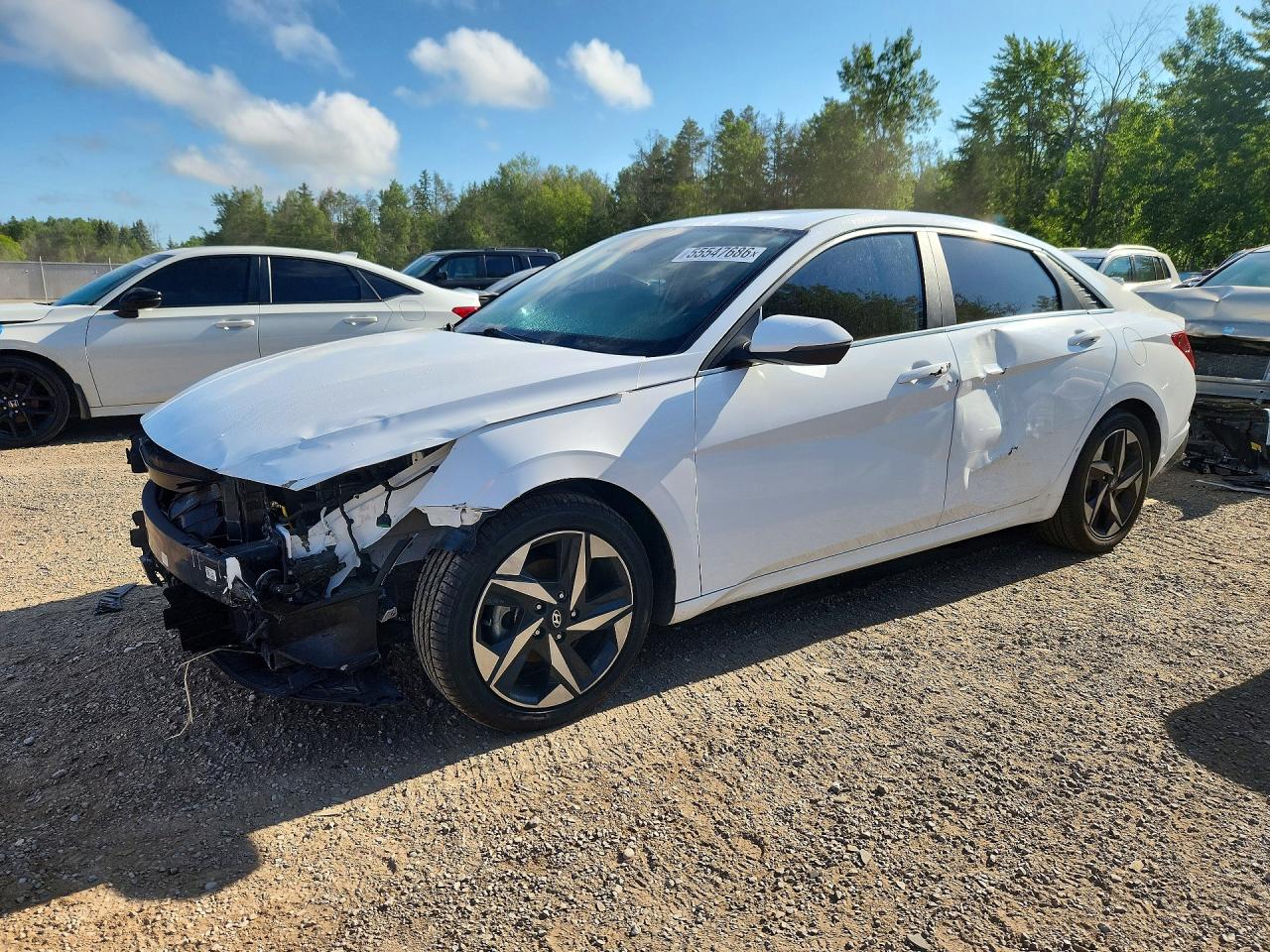 2021 Hyundai Elantra SEL, VIN KMHLN4AGXMU180681 — Front end