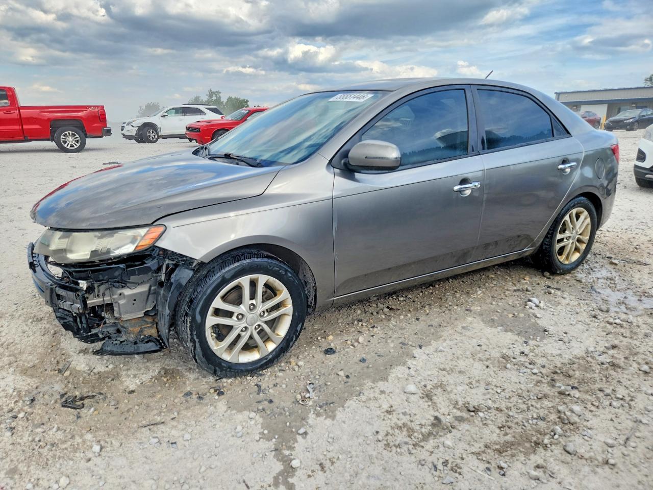 2012 Kia Forte EX, VIN KNAFU4A25C5587726 — Перед
