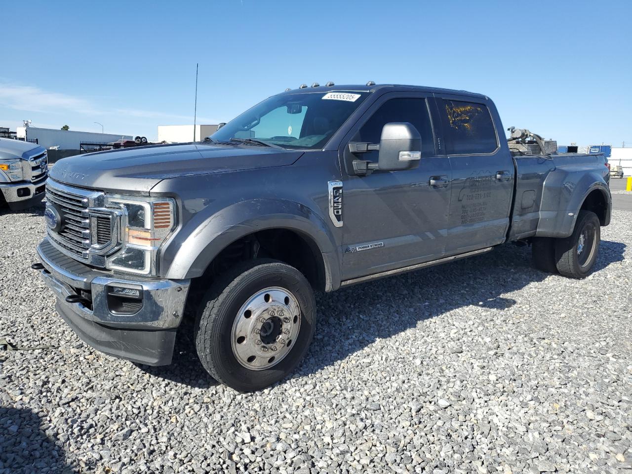 2022 Ford F-450 XL, VIN 1FT8W4DT4NED40355 — Vandalism