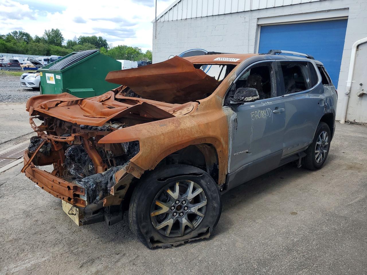 2023 GMC Acadia SLT, VIN 1GKKNUL43PZ203359 — Burn