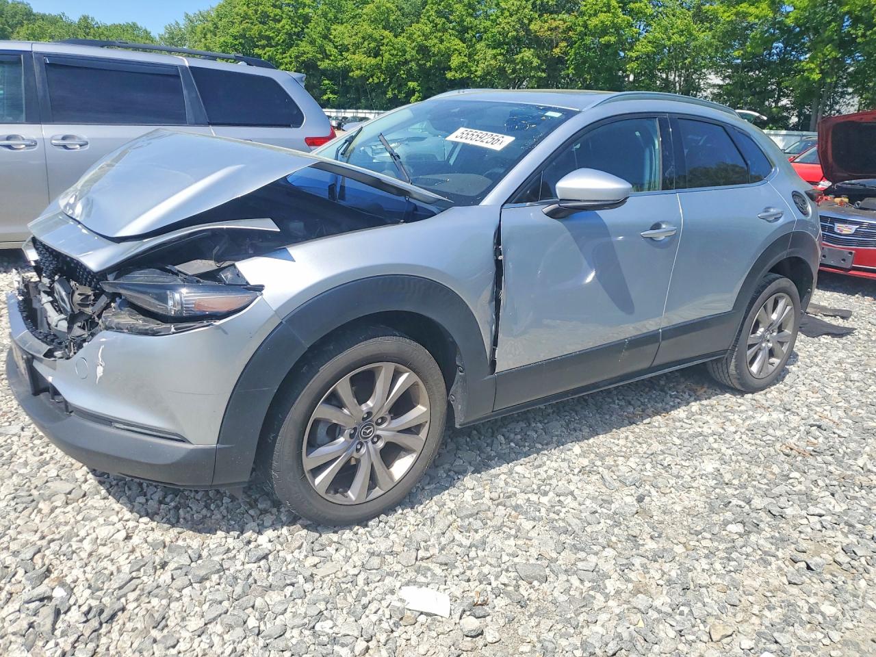 2021 Mazda CX-30 Premium, VIN 3MVDMBDL3MM309470 — Front end
