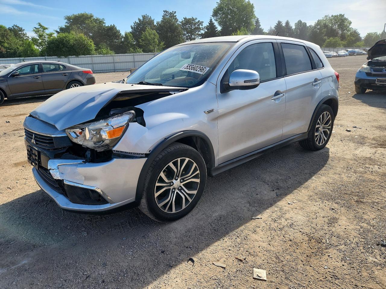 2016 Mitsubishi Outlander ES, VIN JA4AP3AU3GZ049356 — Front end