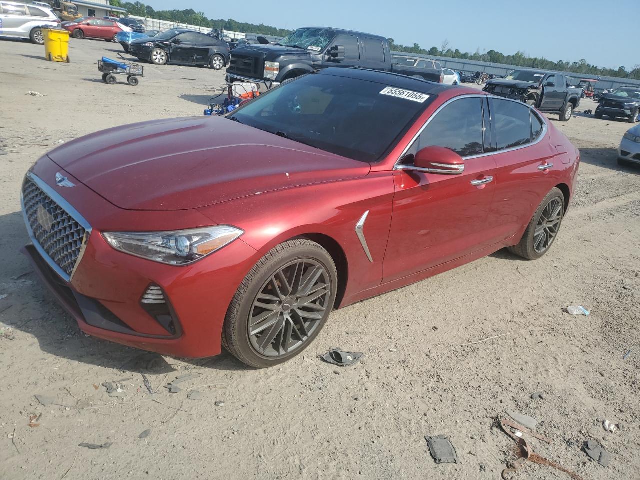 2019 Genesis G70 Advanced, VIN KMTG34LA0KU012504 — Roof