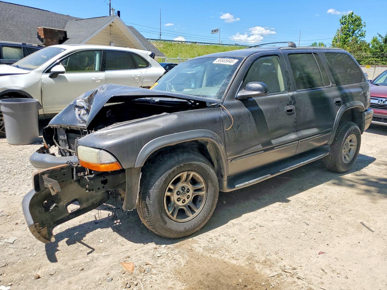 2002 Dodge Durango SLT, VIN 1B4HS48N32F108002 — Front end