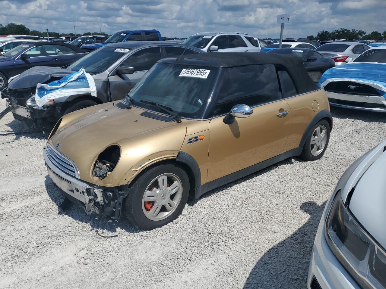 2005 MINI Convertible, VIN WMWRF334X5TG11889 — Перед