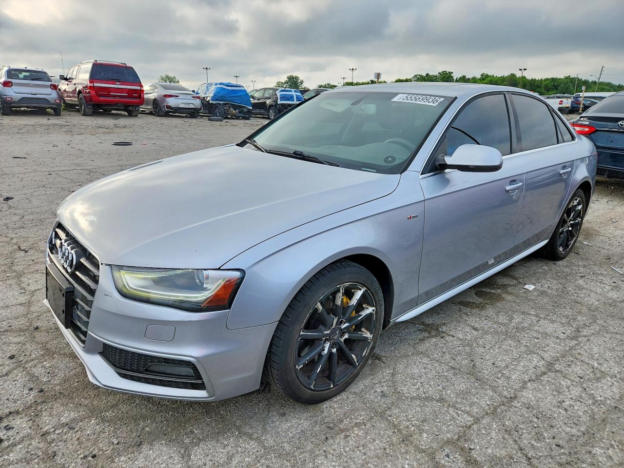 2015 Audi A4 Premium, VIN WAUBFAFL1FN005490 — Rear end