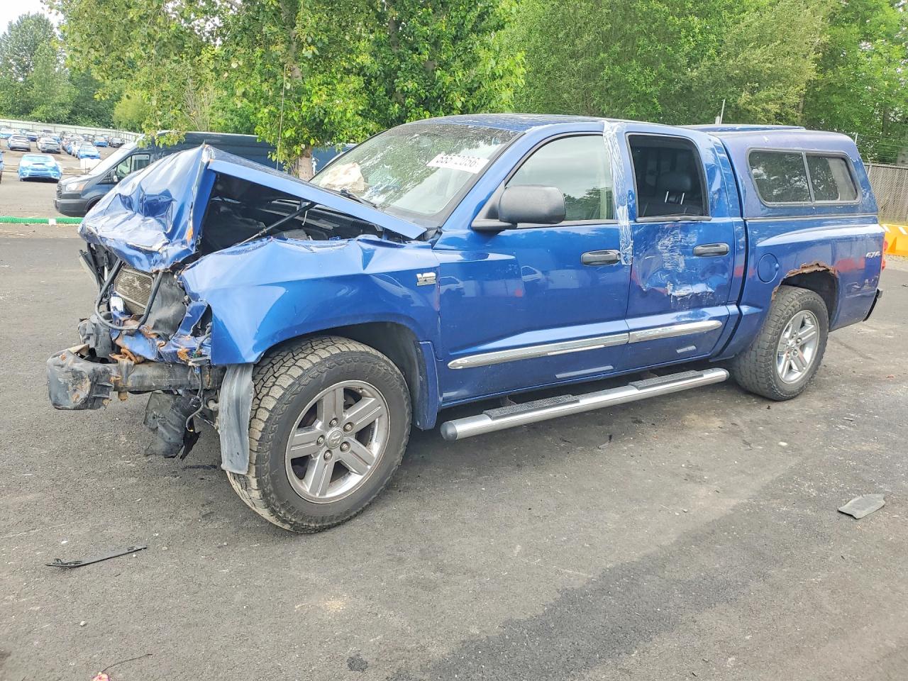 2010 Dodge Dakota Laramie, VIN 1D7CW5GP2AS170240 — Перед