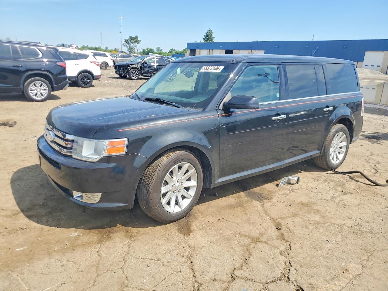 2012 Ford Flex SEL, VIN 2FMGK5CC6CBD16206 — Front end
