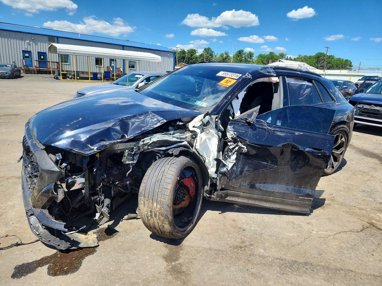 2021 Audi RS Q8, VIN WU1ARBF1XMD000997 — Front end