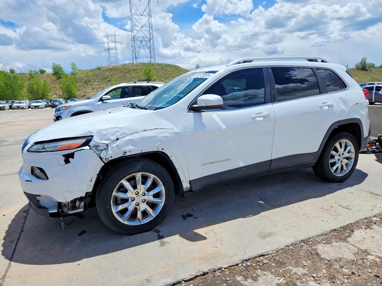 2014 Jeep Cherokee Limited, VIN 1C4PJLDB9EW187509 — Перед