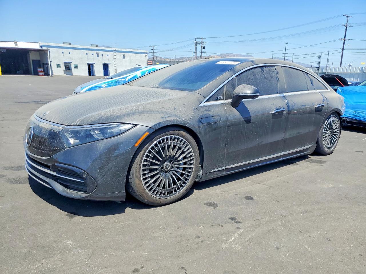 2024 Mercedes-Benz EQS 580, VIN W1KCG4EB1RA046105 — Rear end