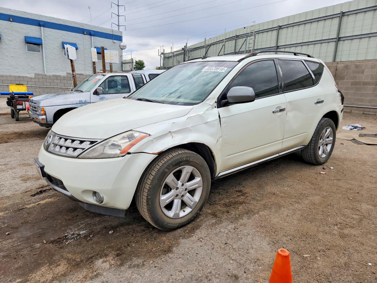 2007 Nissan Murano SL, VIN JN8AZ08W27W647479 — Burn