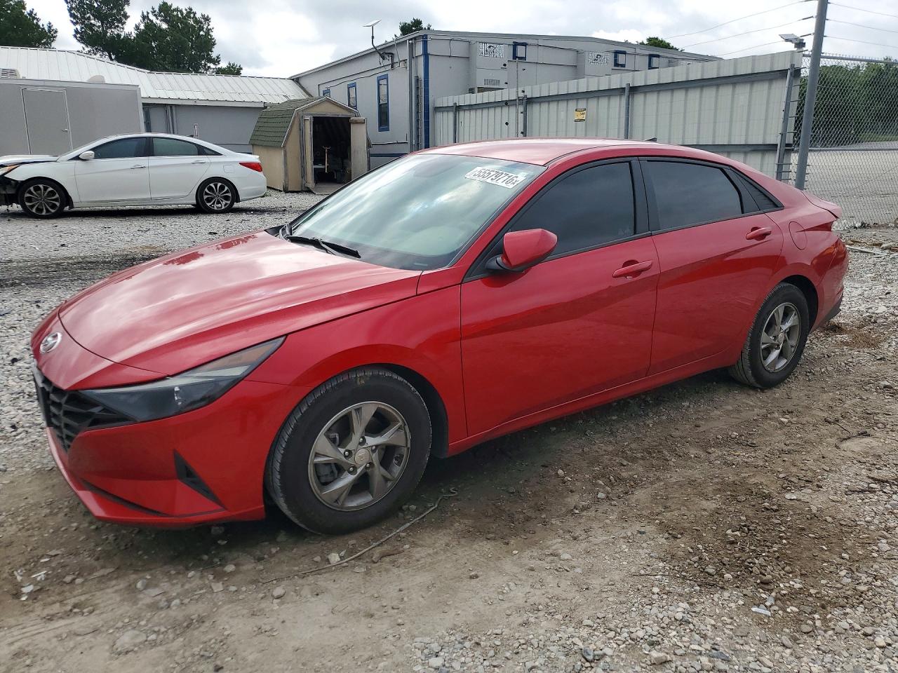 2021 Hyundai Elantra SE, VIN 5NPLL4AG5MH050151 — Hail
