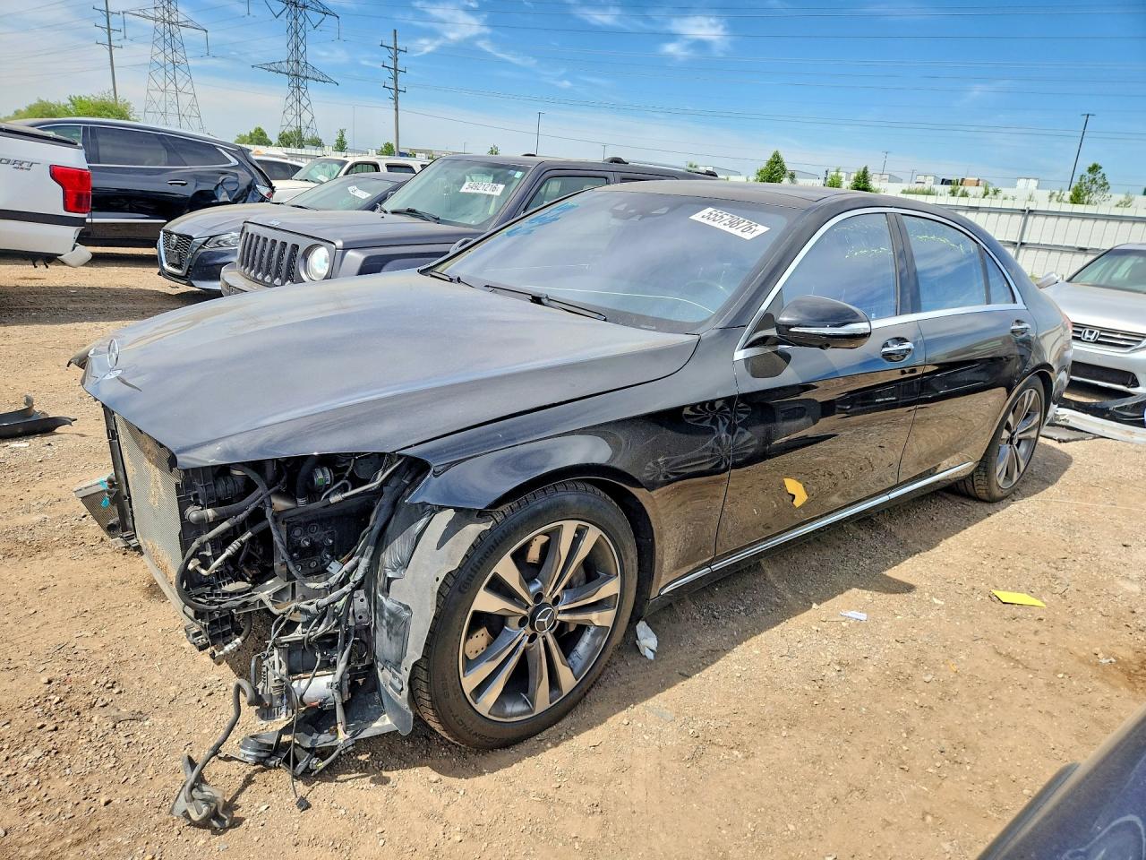 2016 Mercedes-Benz S 550, VIN WDDUG8FB1GA242861 — Front end