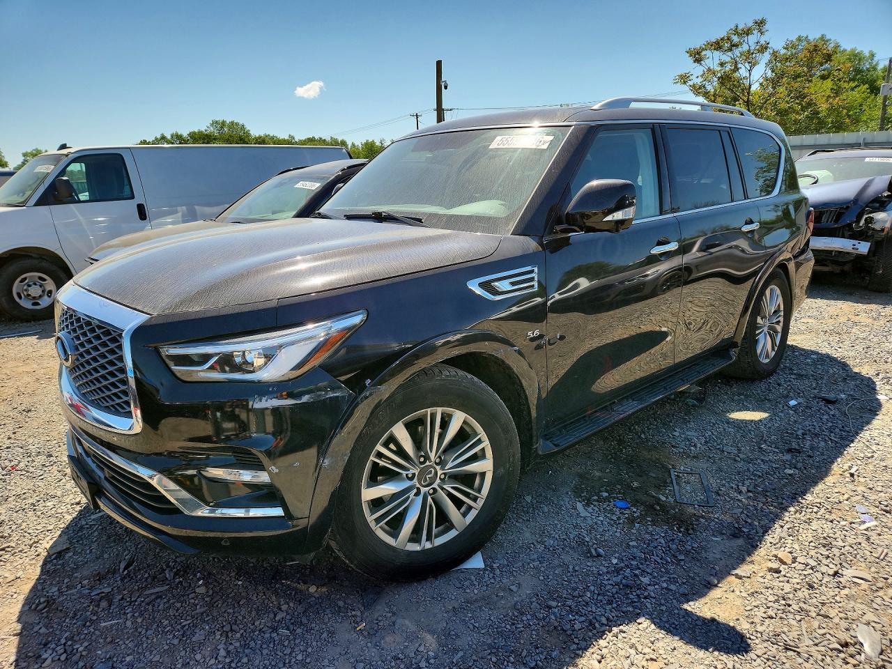 2018 Infiniti QX80, VIN JN8AZ2NE6J9193539 — Зад